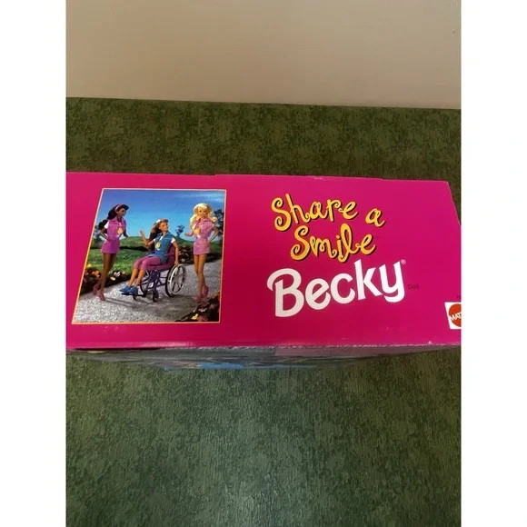 Barbie - Share a Smile - Becky & Wheelchair - Special Edition 1996 Mattel NIB - Picture 7 of 10